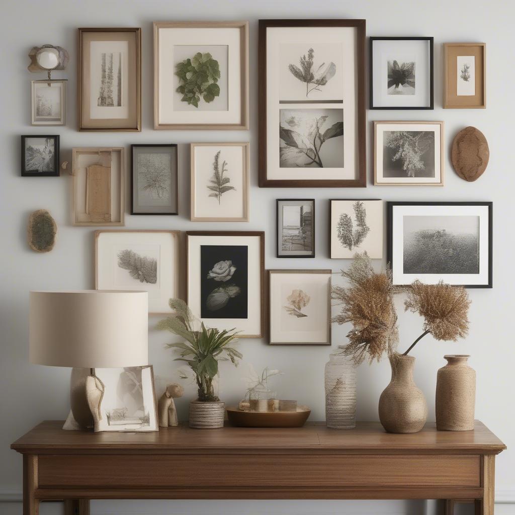 Gallery Wall Ideas Using Home Decor Frames