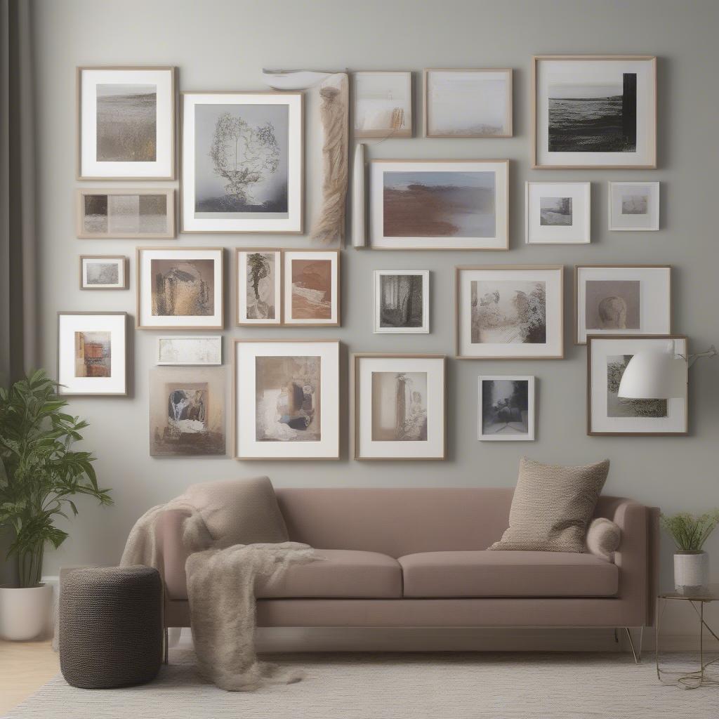 Gallery Wall with 11x14 Frames