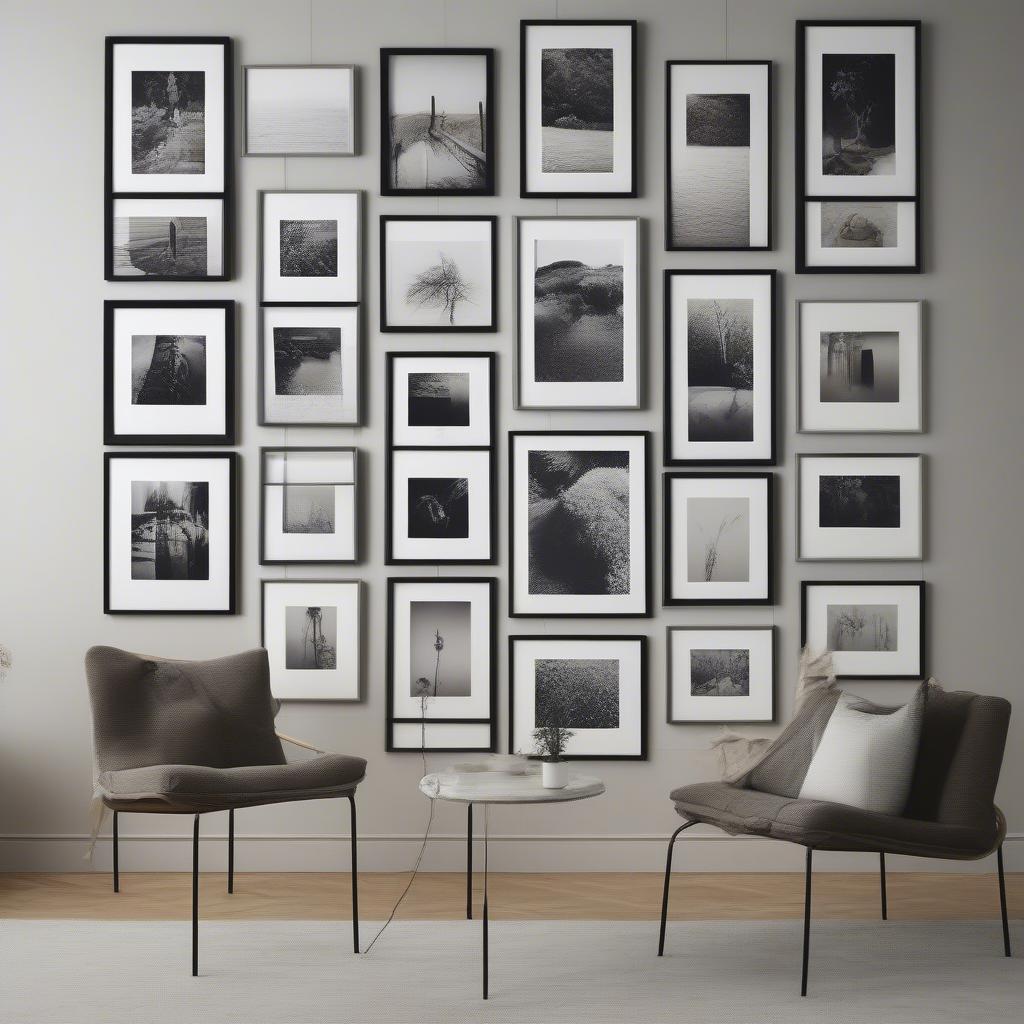 Gallery Wall Ideas with Thin Photo Frames