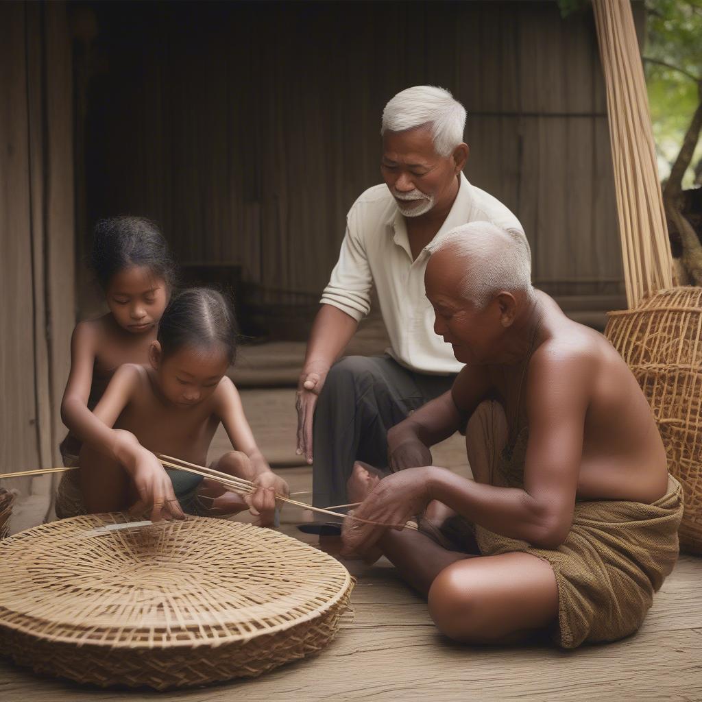 Generational Wicker and Rattan Weaving