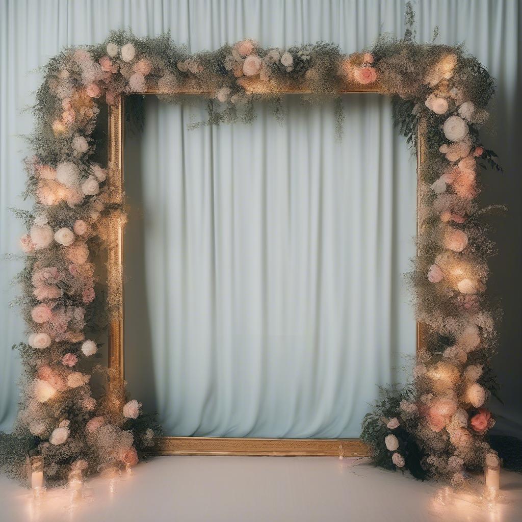 Giant Photo Frame Wedding Decor