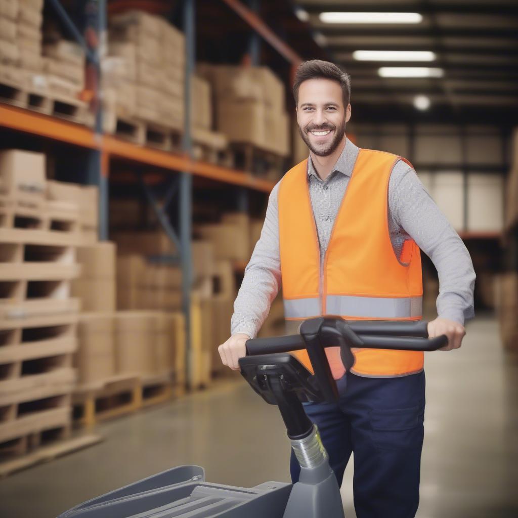 Gilmer Warehouse Employee at Work