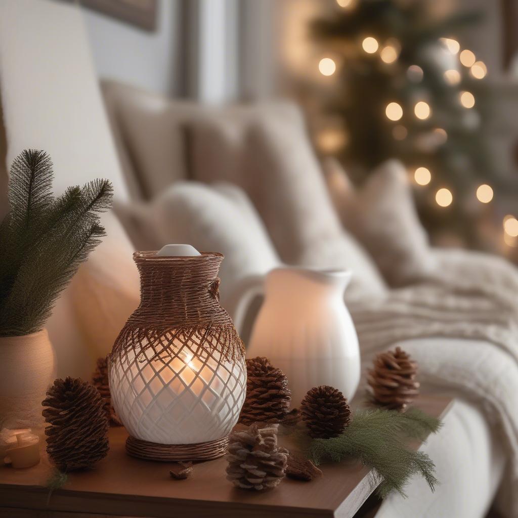 Gingerbread scent diffuser filling a room with warm aroma