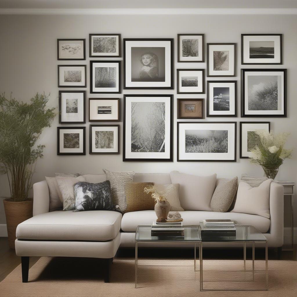 Designing a Gallery Wall with Glass Frames