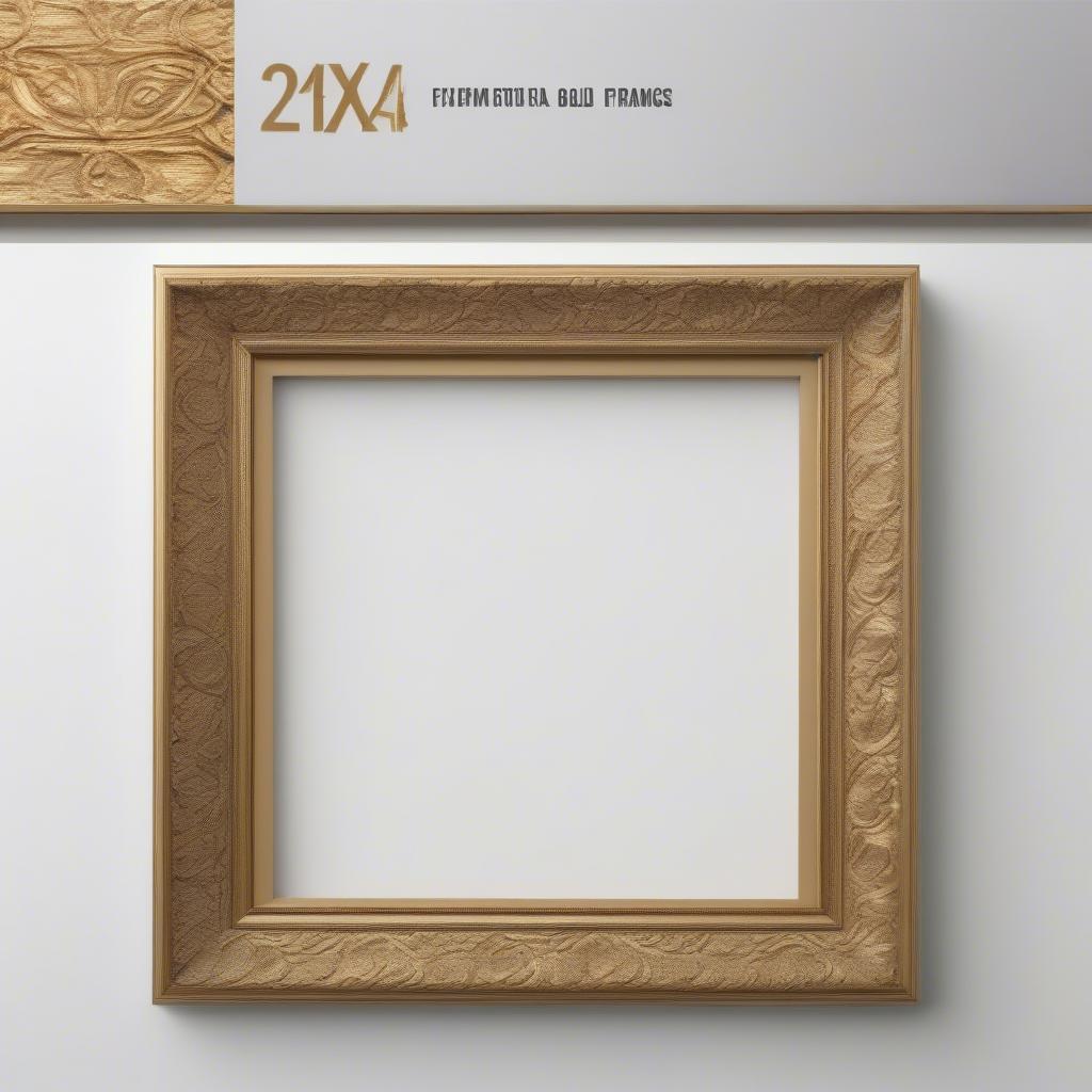 Gold Frame Materials: Wood, Metal, Polystyrene