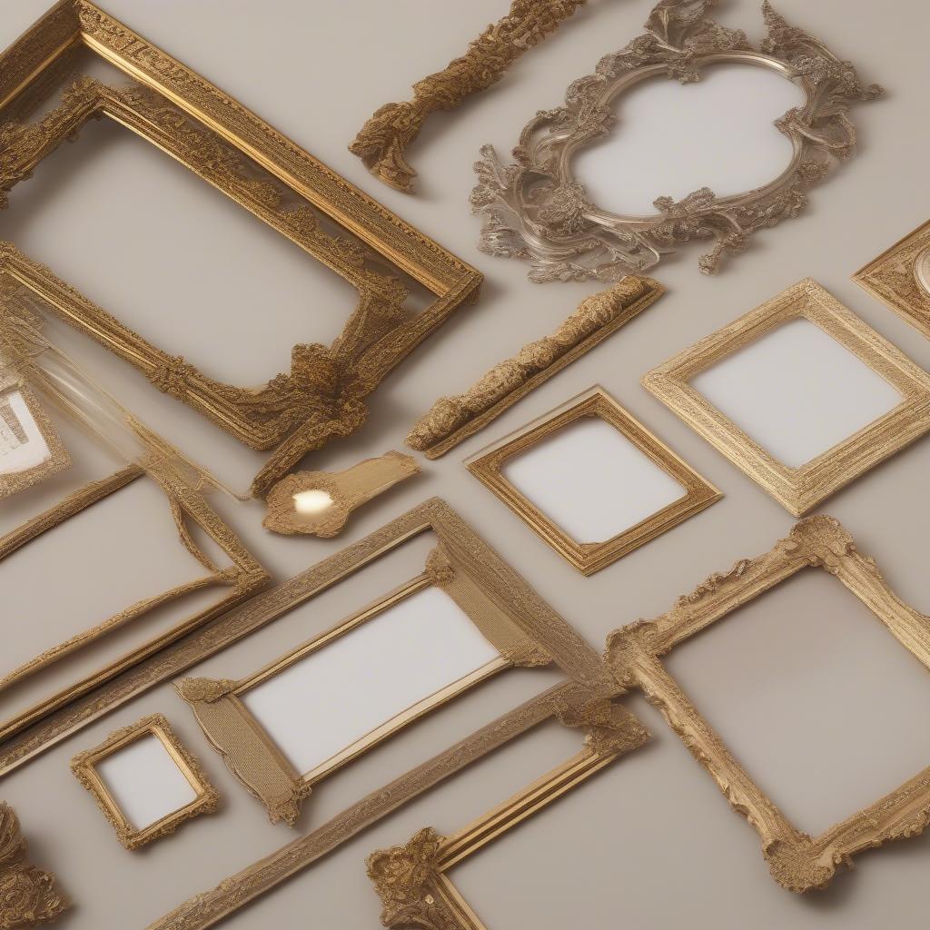 Various Gold Frame Styles