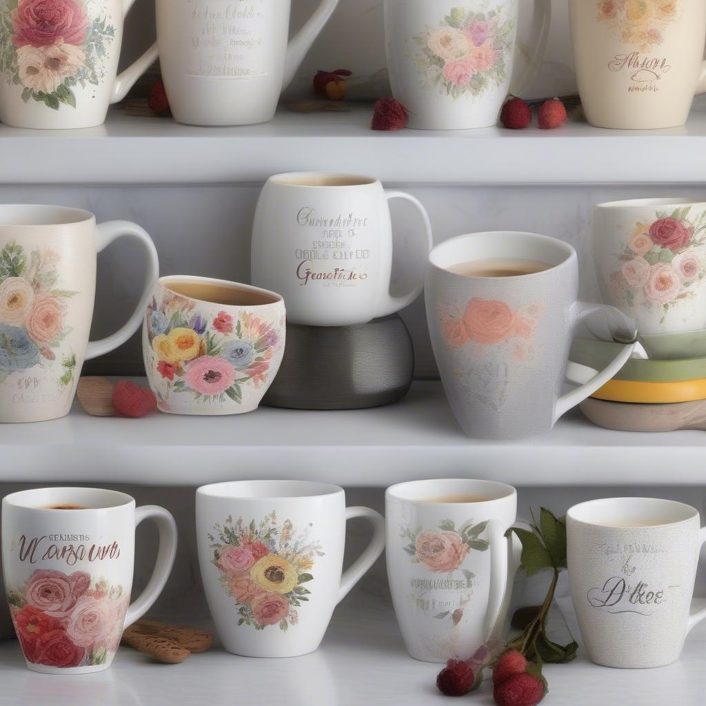 Variety of Grandmother Coffee Mugs