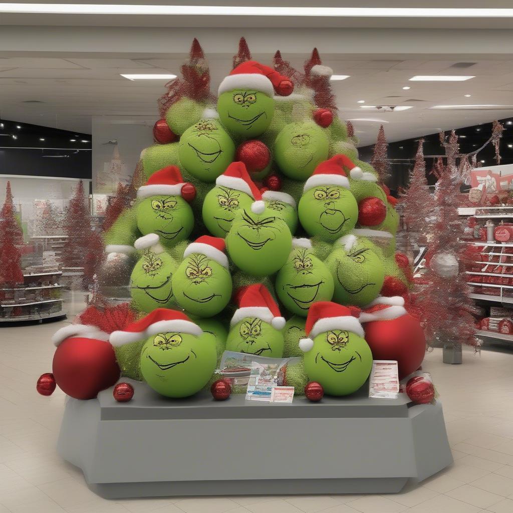 Grinch Bomb Business Display