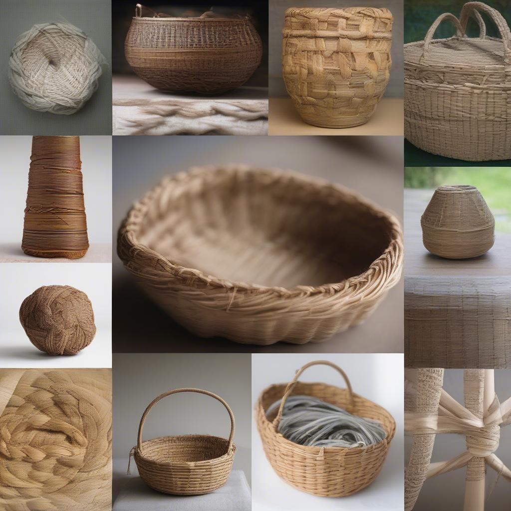 Different Hand Weaving Basket Techniques