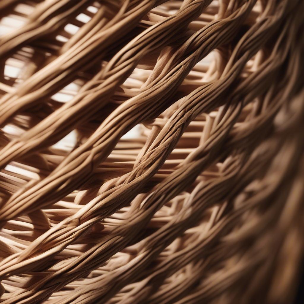 Handwoven Wicker Basket