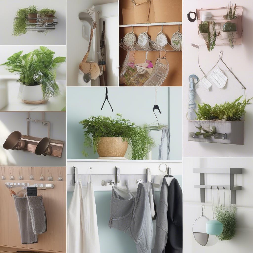 Hanger decor ideas for maximizing space in small apartments and rooms.