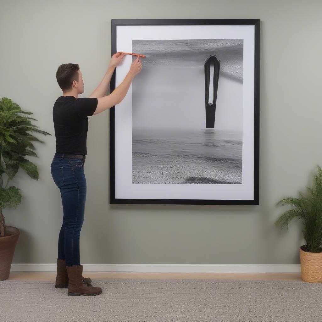 Properly Hanging a Large 24x36 Photo