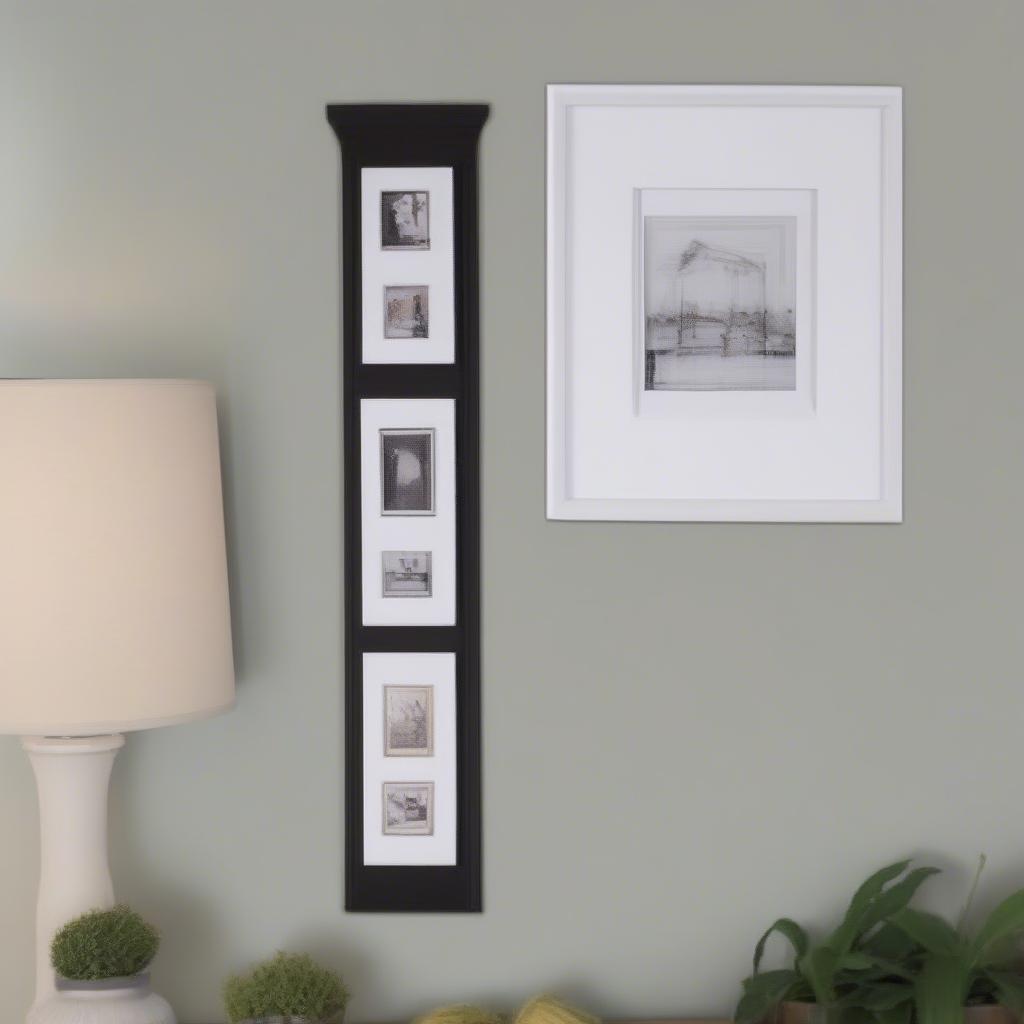 Hanging a Picture Frame with an Adhesive Hook