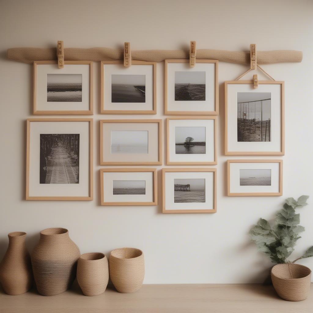 Hanging Pictures with Clips