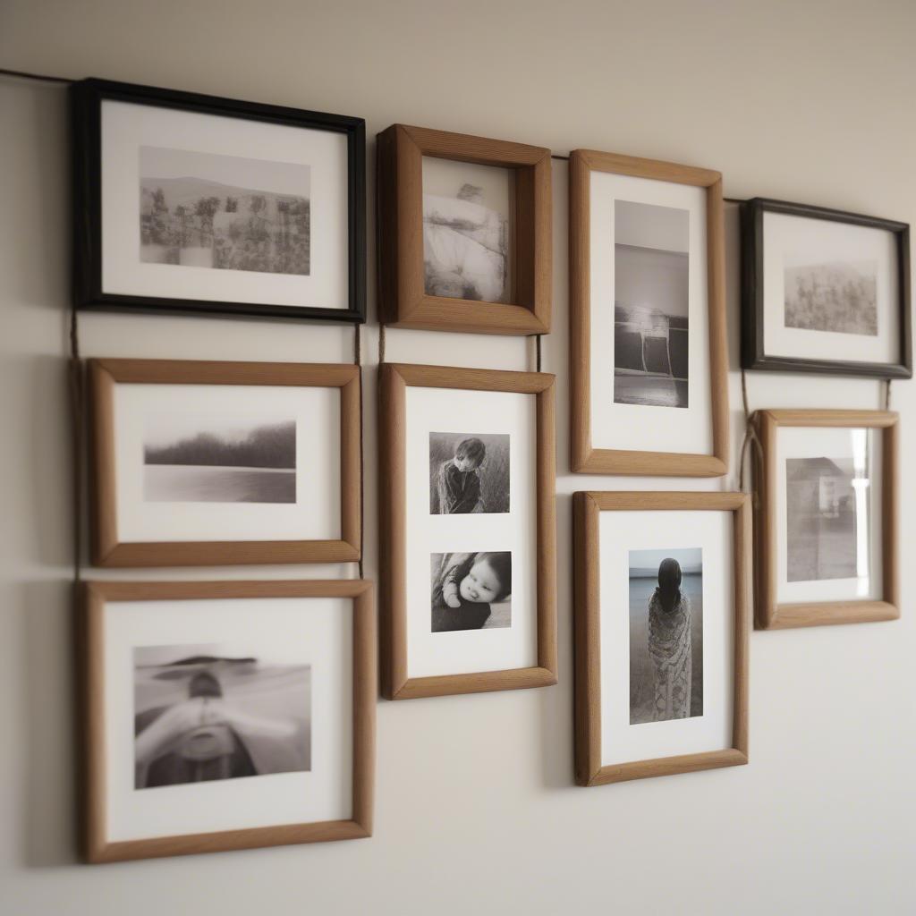 Hanging Pictures with Natural Fiber Twine