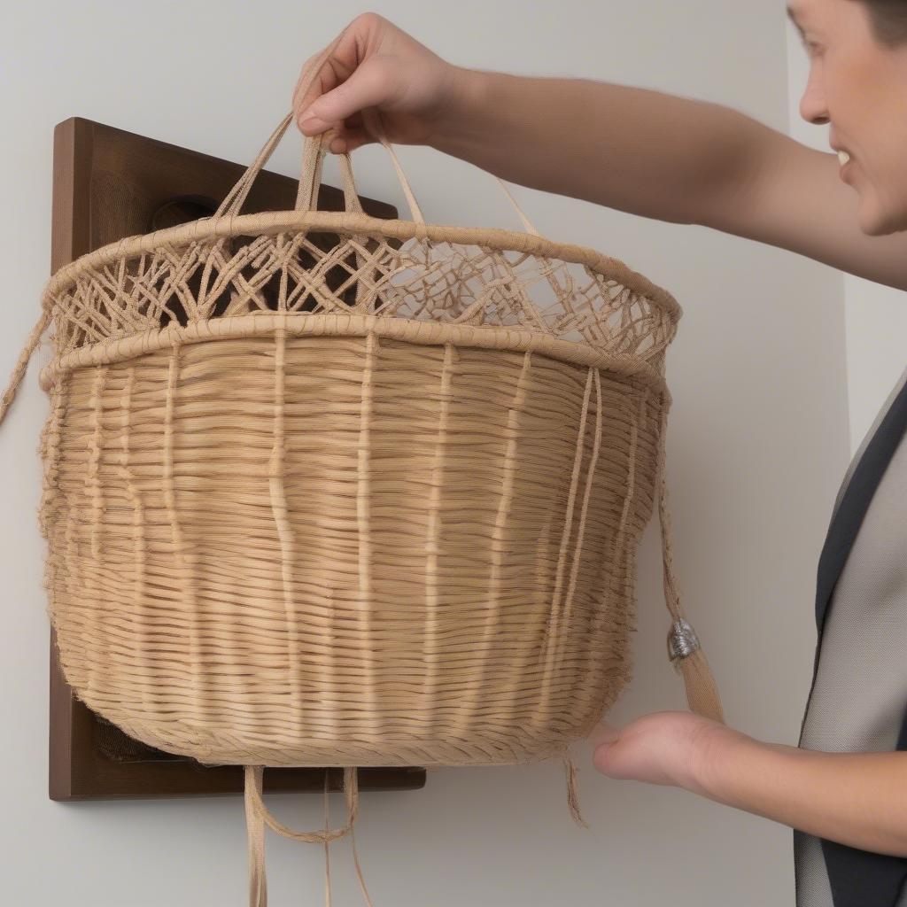 Hanging Woven Wall Baskets