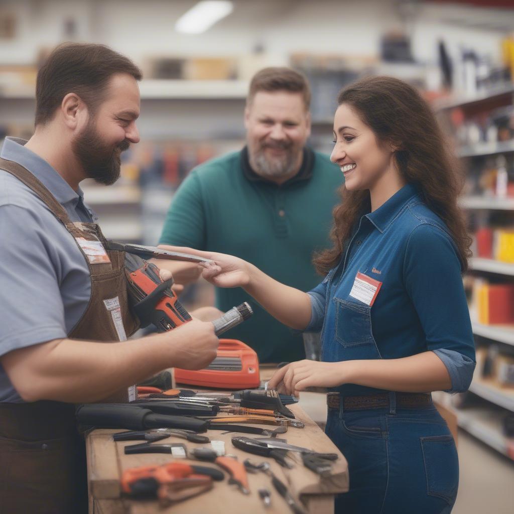 Customer Service at a Hardware Store in Gilmer, Texas