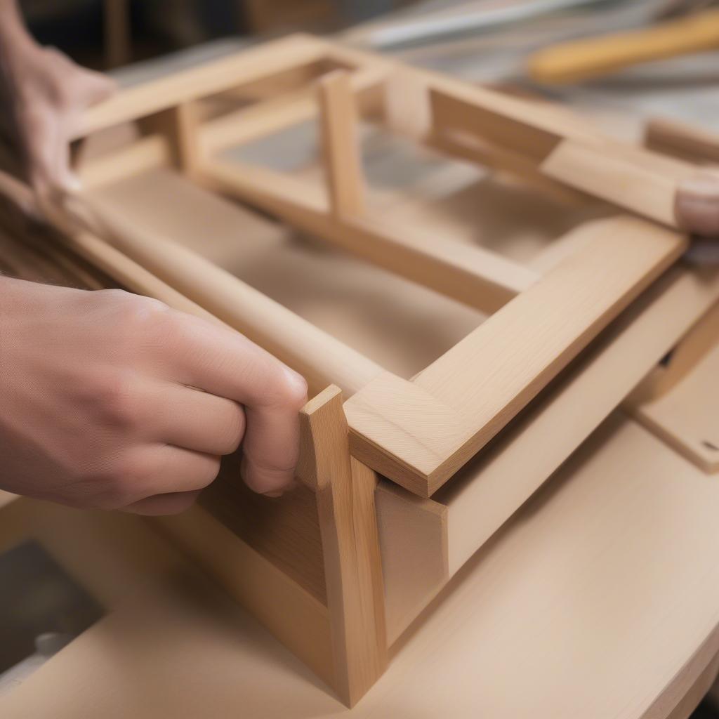 Hardwood Picture Frame Construction