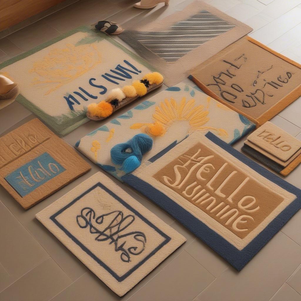 Different Types of Hello Sunshine Doormats