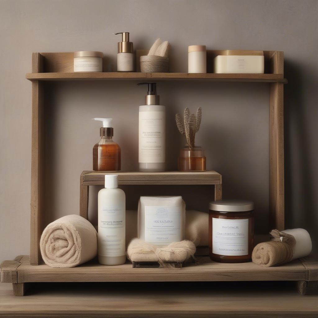 High Cotton Bath Products Display