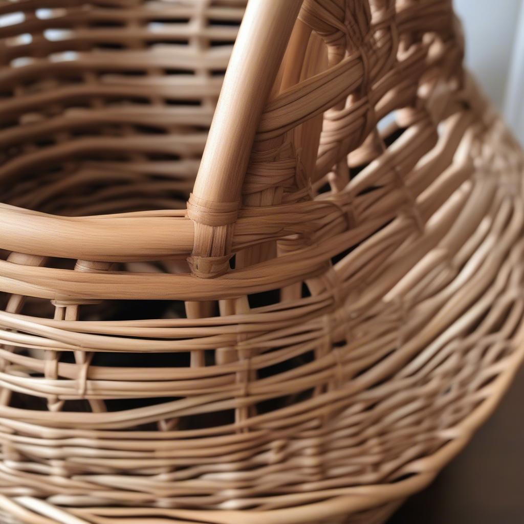 Close-Up of a High-Quality Smallwoods Dupe Basket