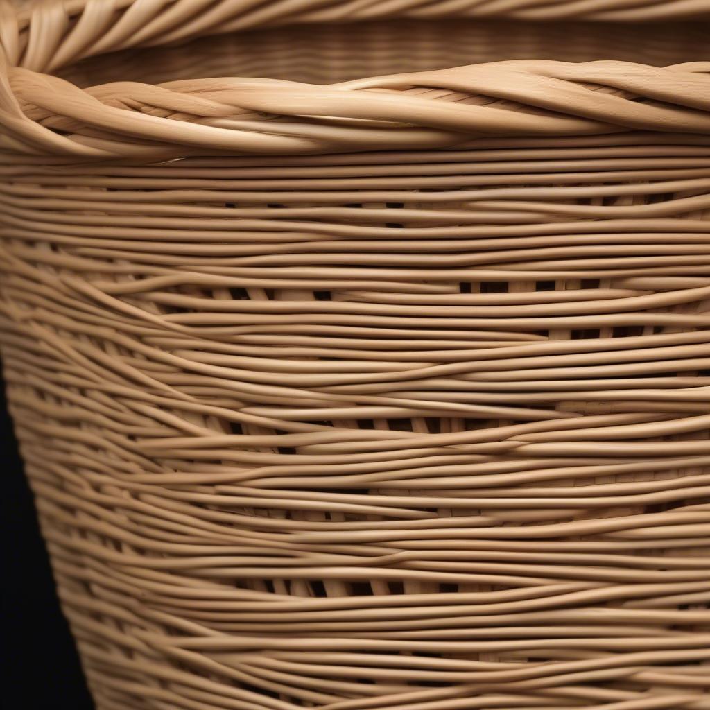 High-Quality Wicker and Rattan Close-Up