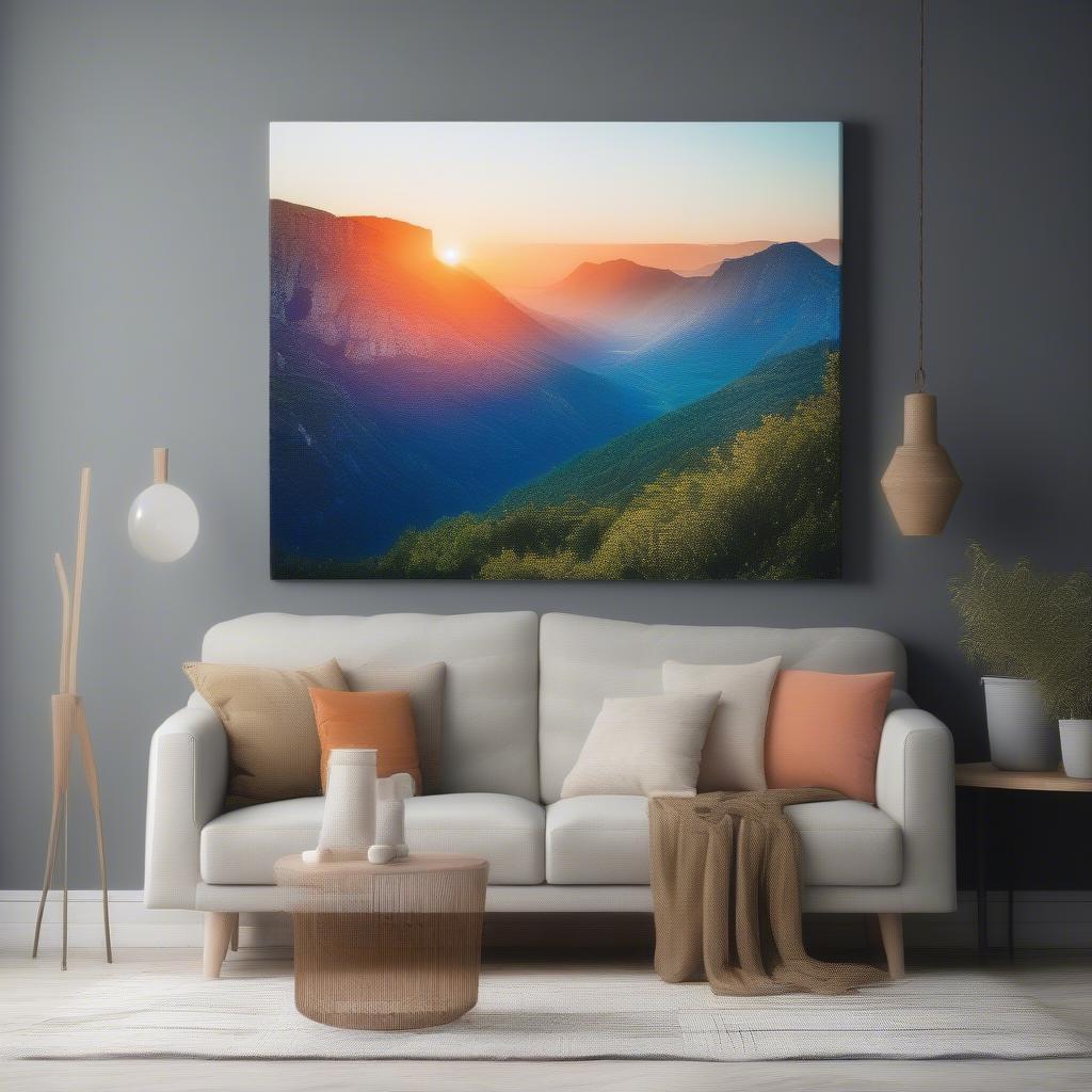 High Resolution Photo on Canvas Print