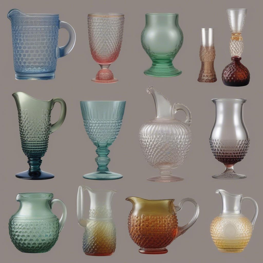 Antique Hobnail Glassware: A Glimpse into the Past