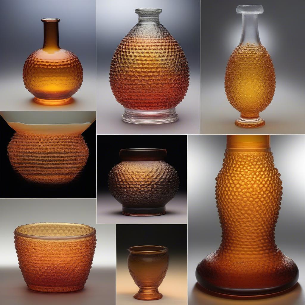 Hobnail Glass Making Process