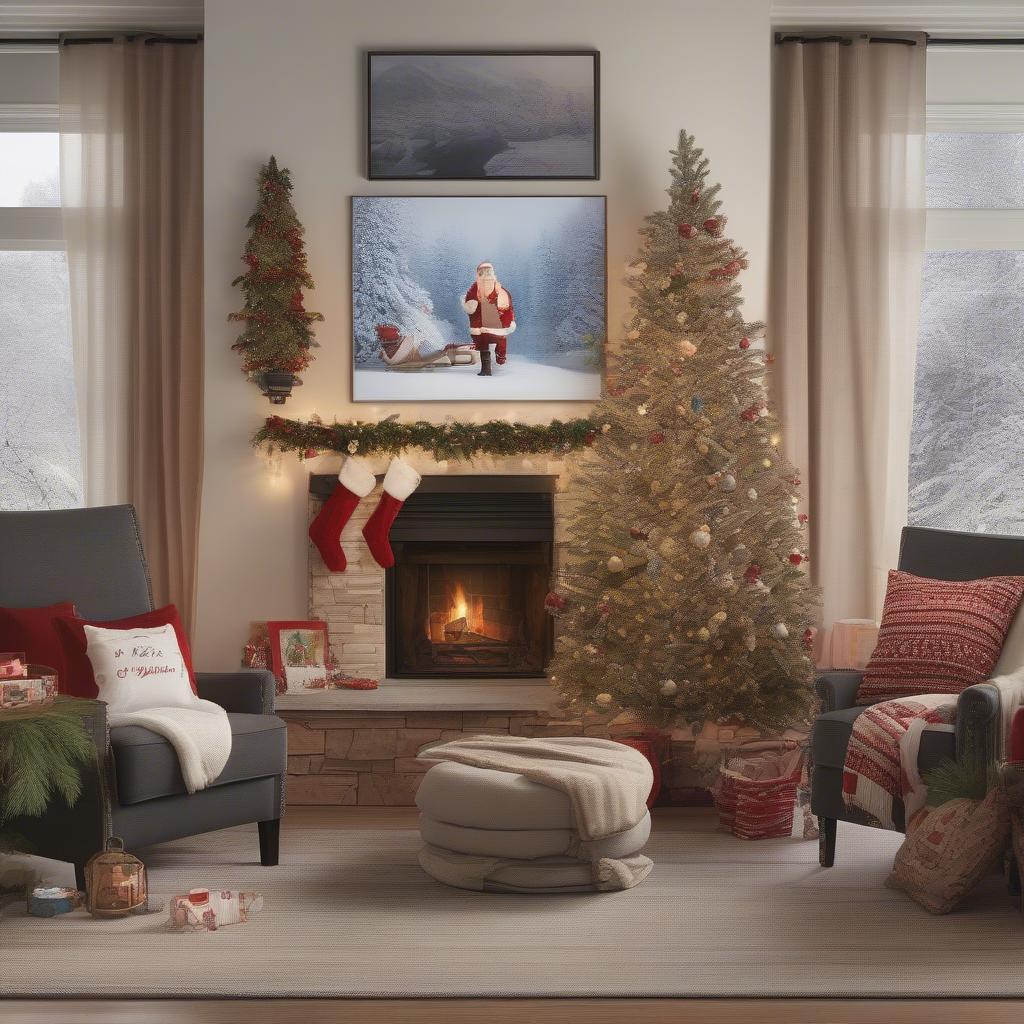 Holiday Canvas Decor Ideas