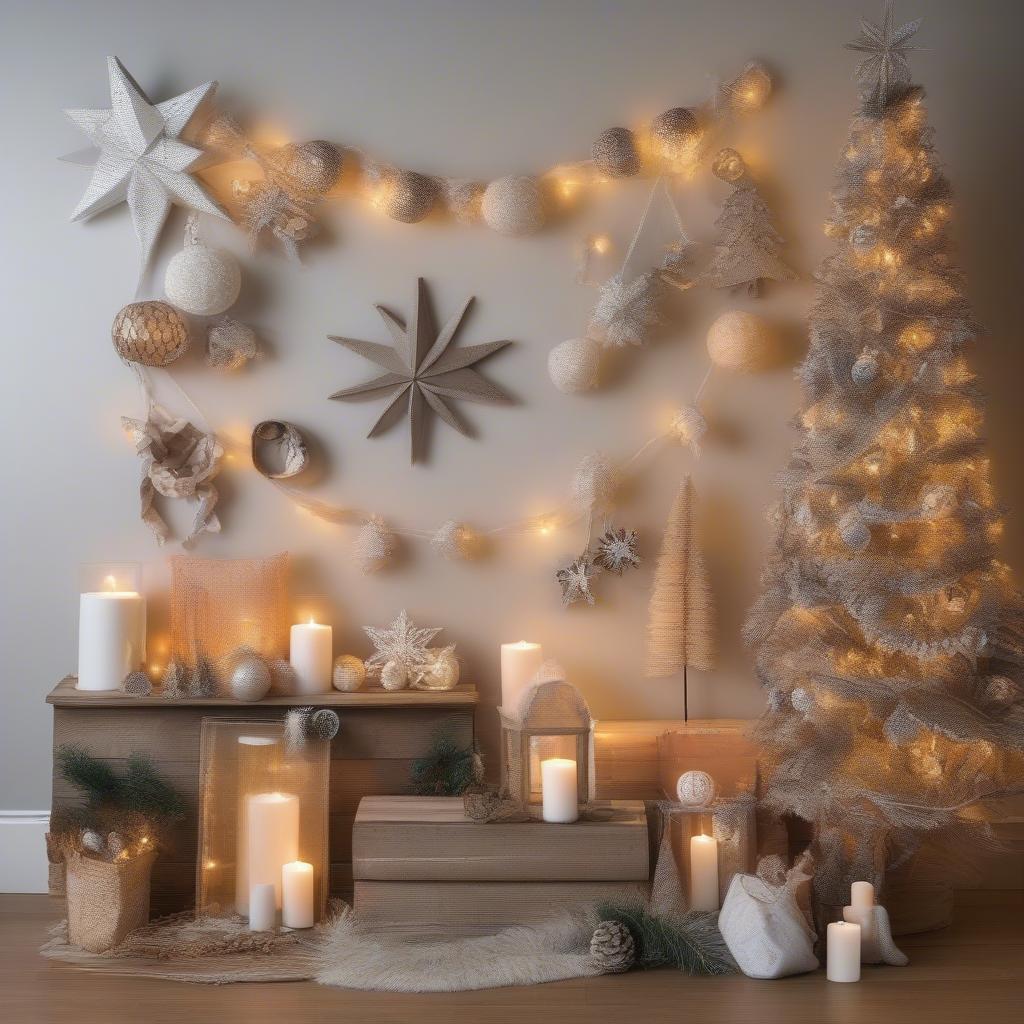 Holiday wall hanging decor ideas