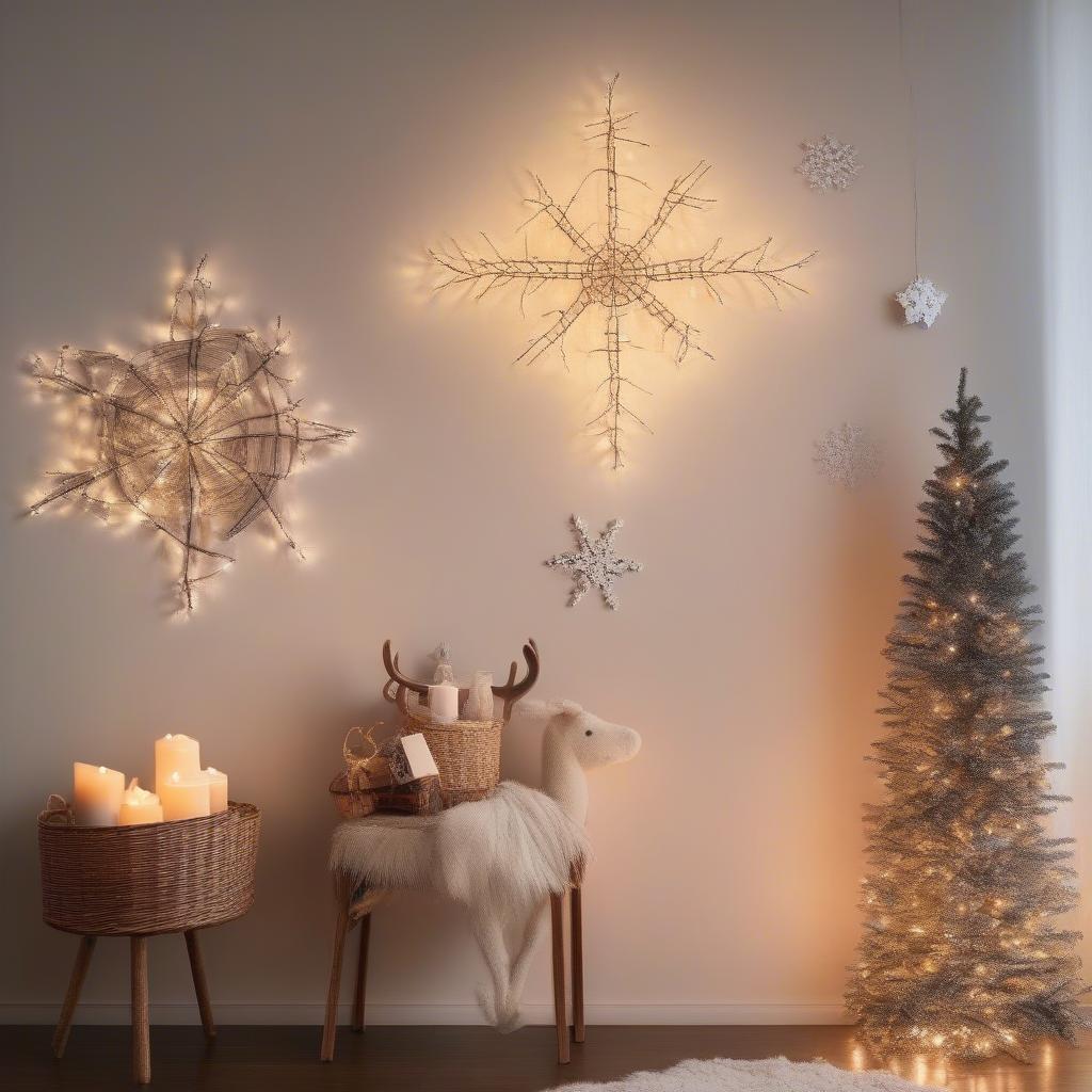 Holiday Wall Lighting Ideas