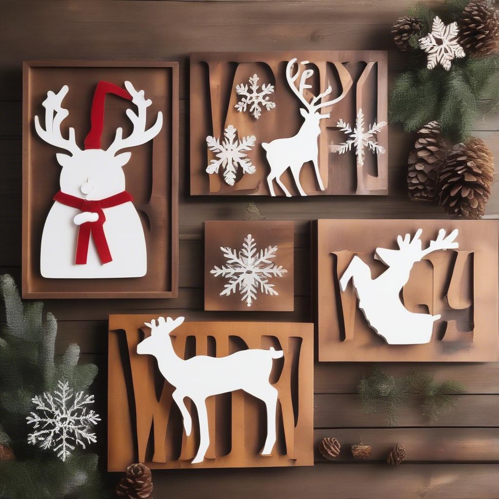 Holiday Wood Sign Styles