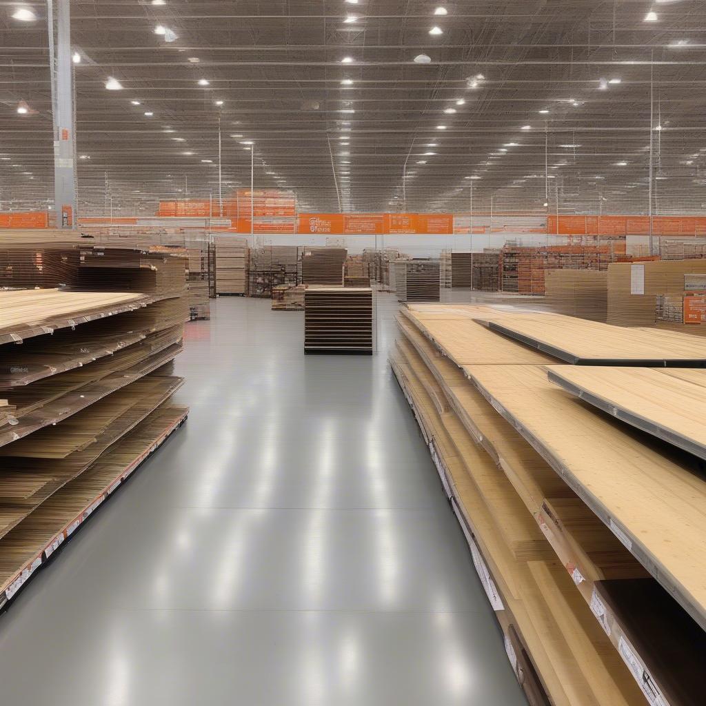 Home Depot Thick Board Selection