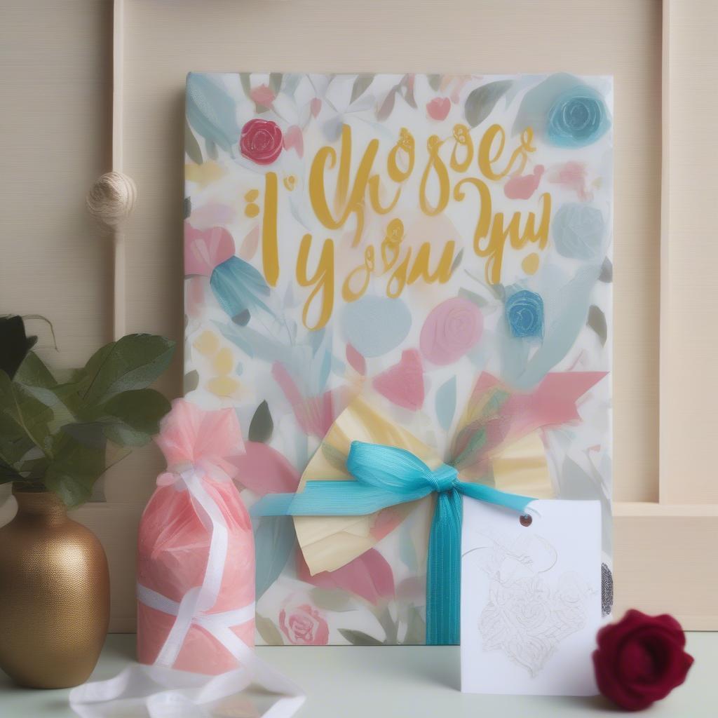  "I Choose You" Wall Art as an Anniversary Gift