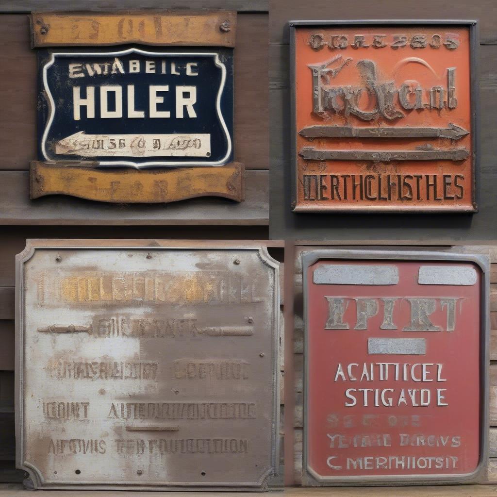 Identifying Authentic Antique Metal Signs