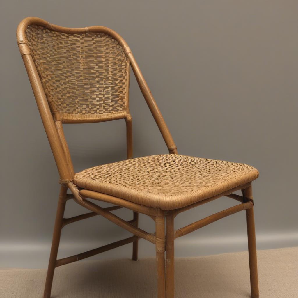 Identifying a Brothers Sign on a Rattan Chair