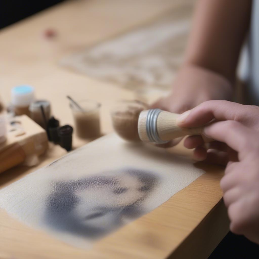 Image Transfer Method on Wood