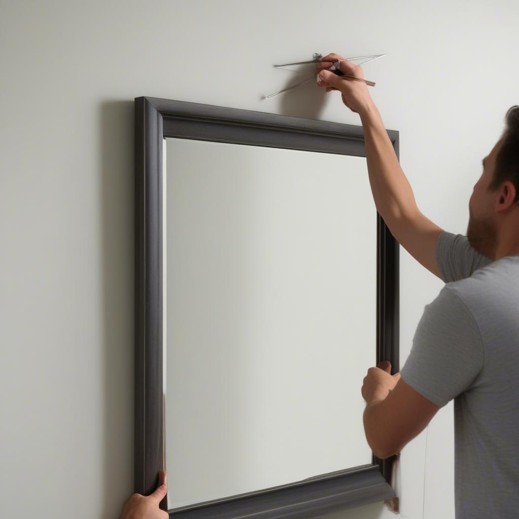 Installing a 24x36 Wall Mirror