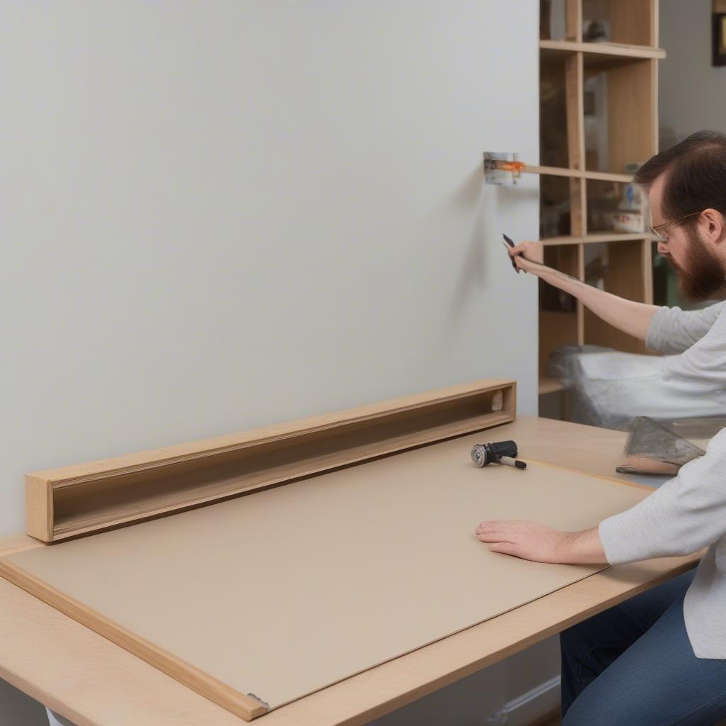 Installing a Floating Canvas Frame