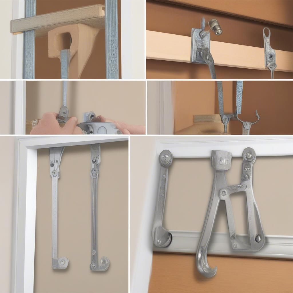 Installing frame hangers from Home Depot