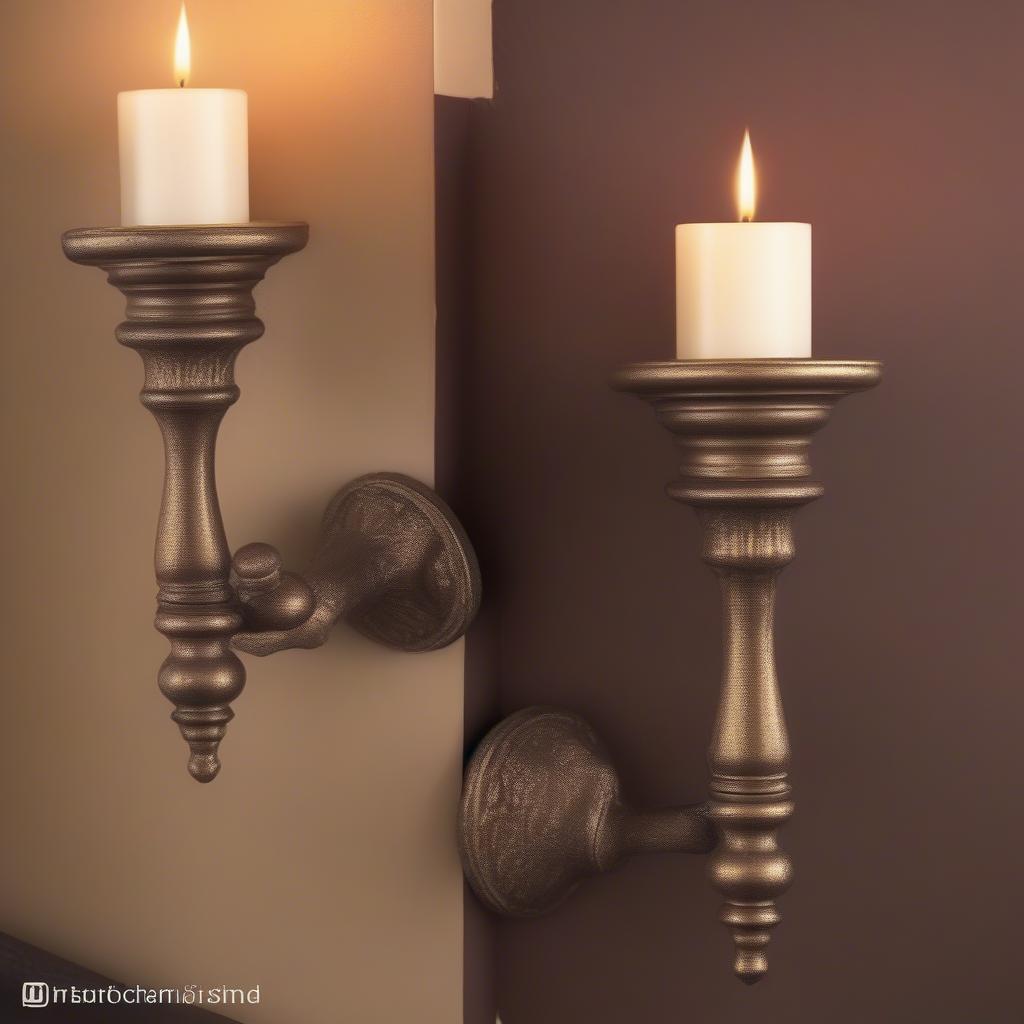 Installing Wall Candle Holders Safely