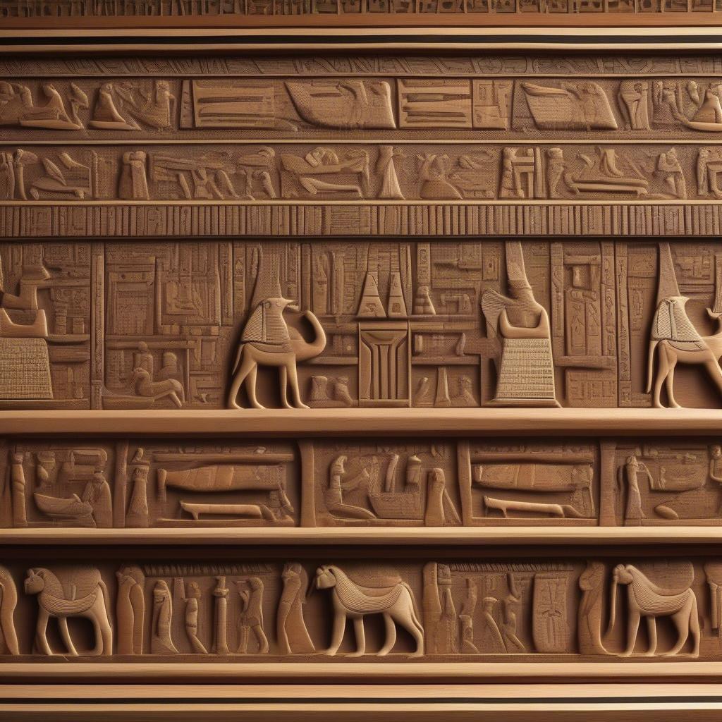 Intricate Wooden Sarcophagus