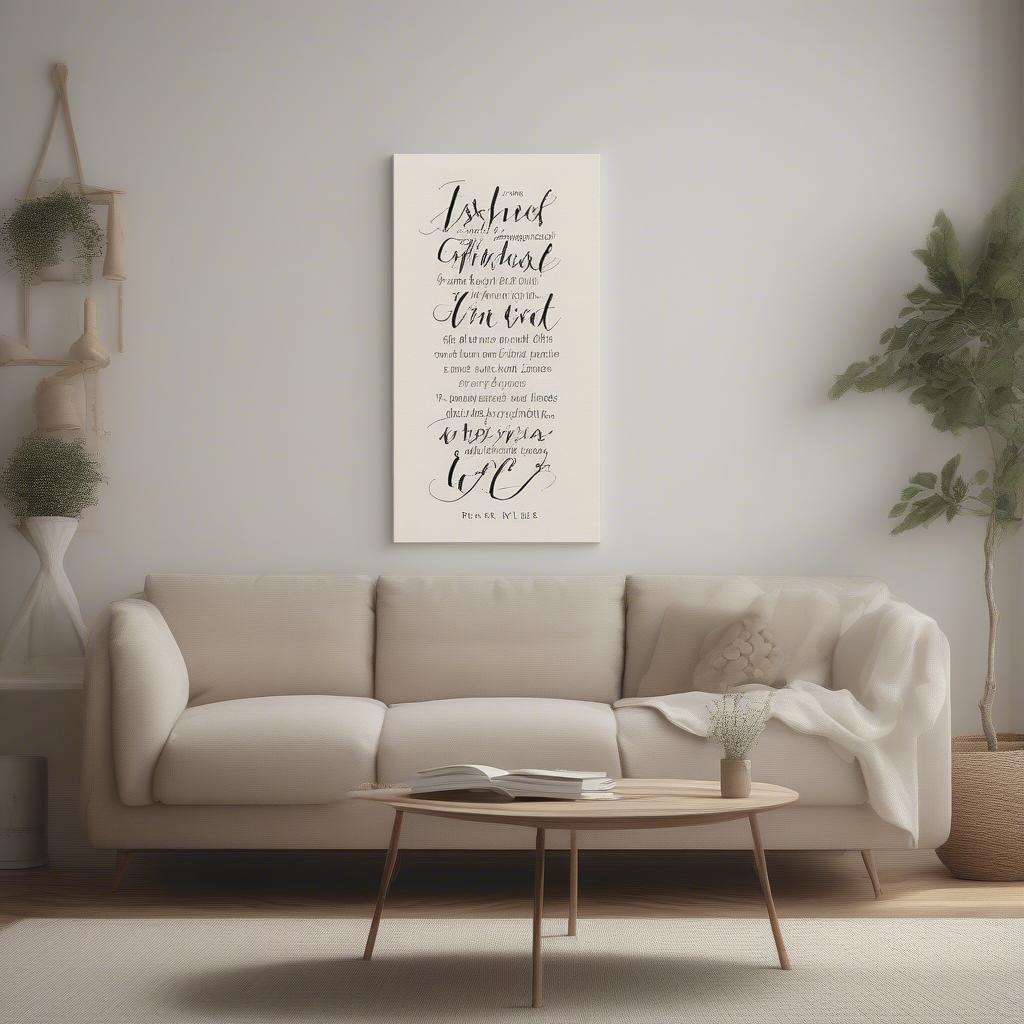 Joshua 1:9 Canvas Wall Art