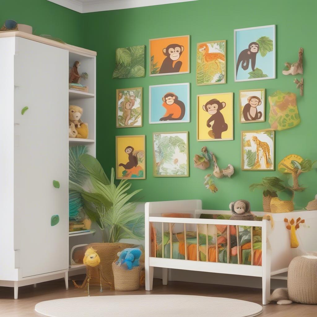 Jungle Themed Toddler Wall Art