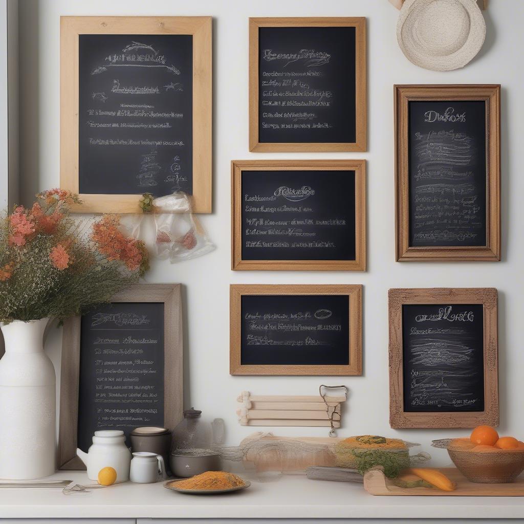 Different Kitchen Chalkboard Styles