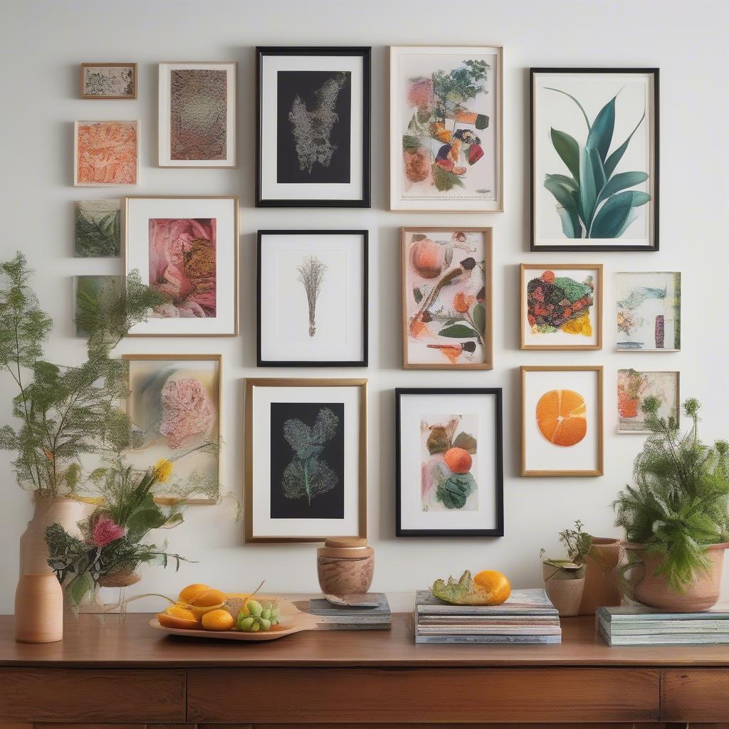 Colorful Kitchen Gallery Wall Prints