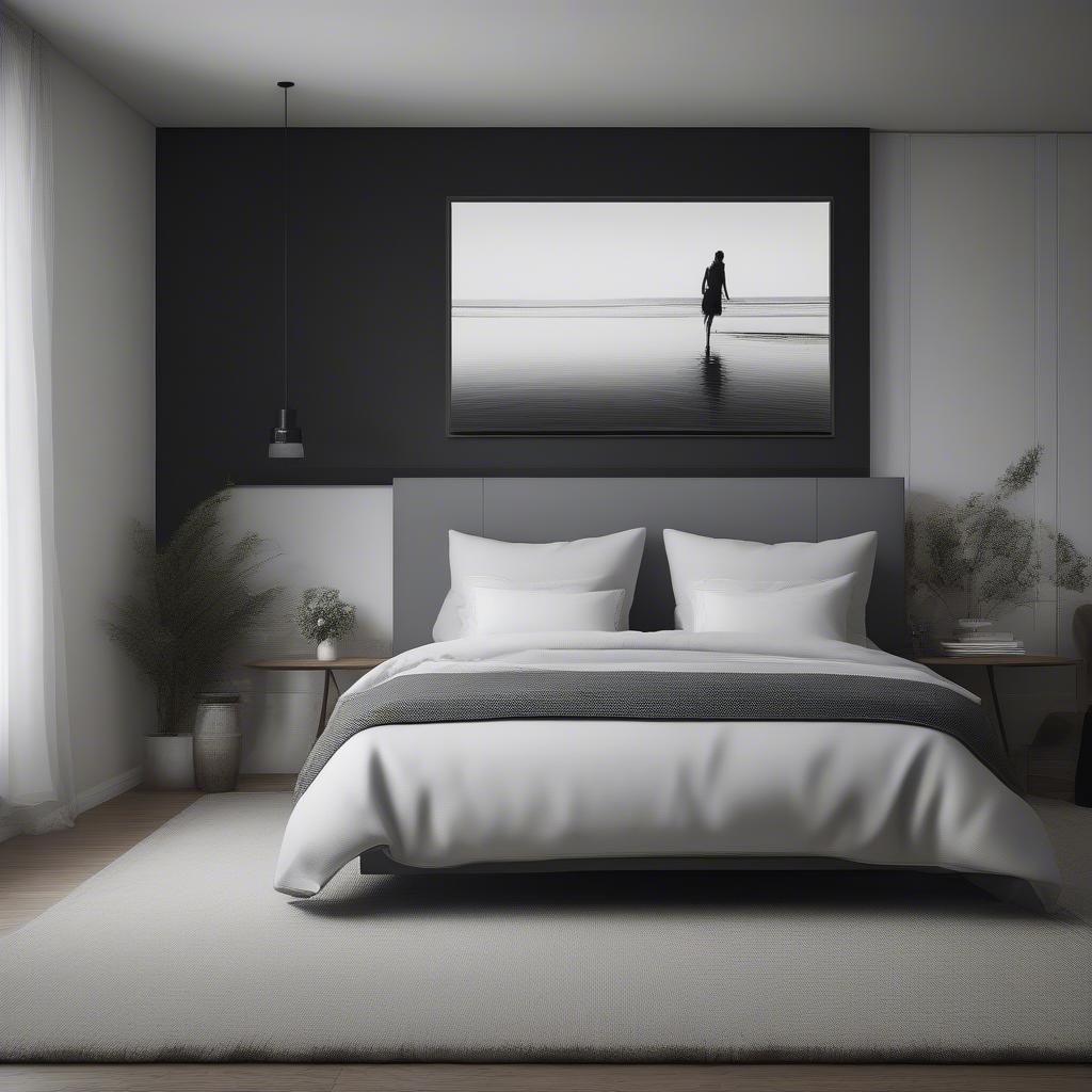 Large Canvas in Bedroom