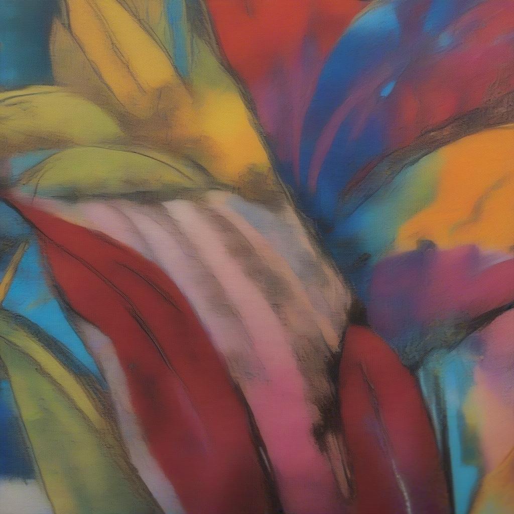 Close-up of a giclée print on sale