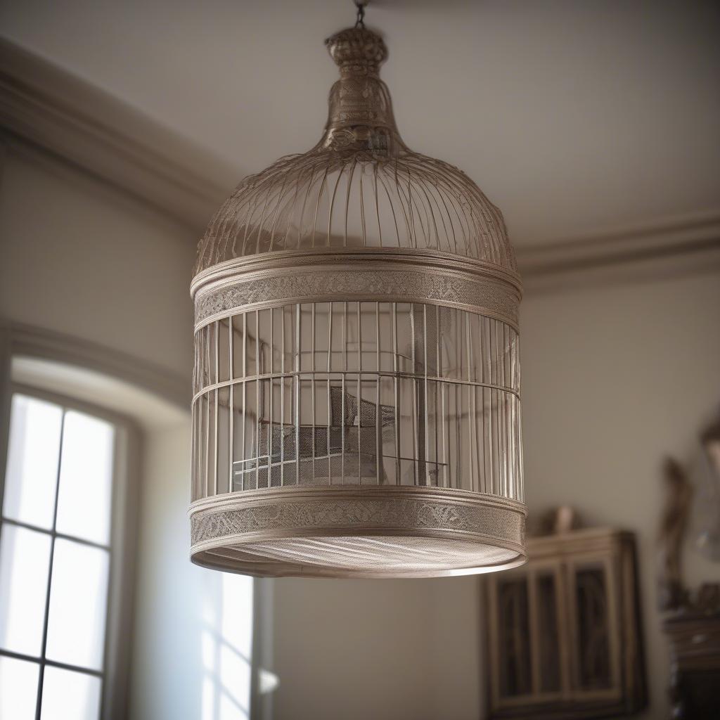 Large Decorative Birdcage in Vintage Style